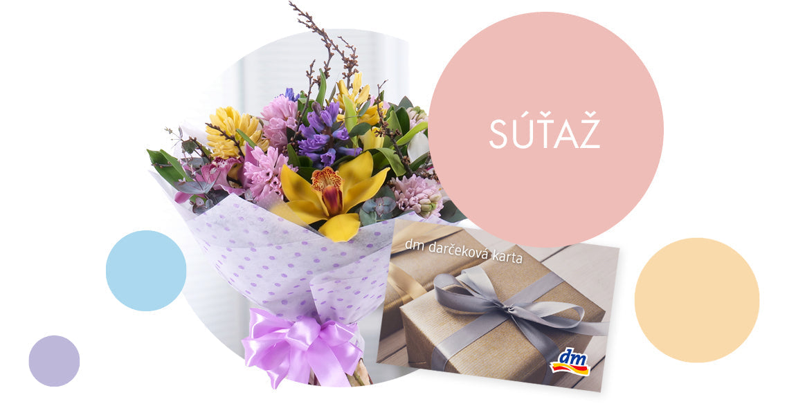 Súťaž o kyticu a dm poukážku