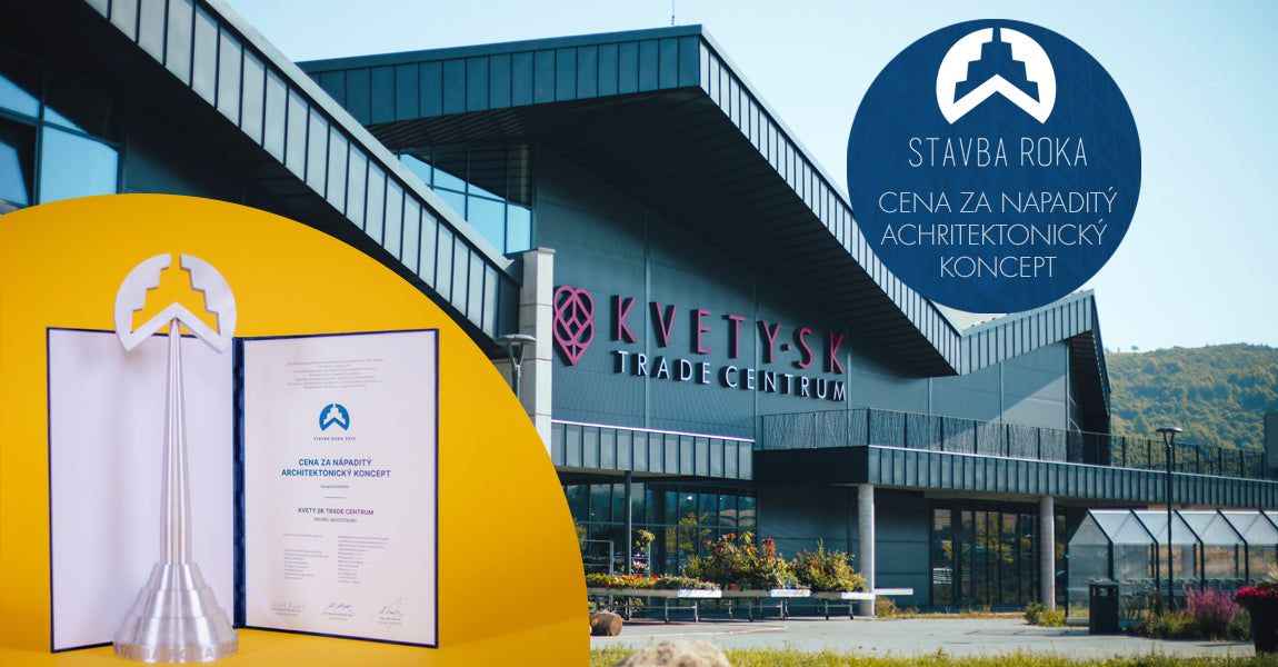 Stavba roka 2022 - Kvety.sk Trade Centrum – Víťaz ceny za nápaditý architektonický koncept