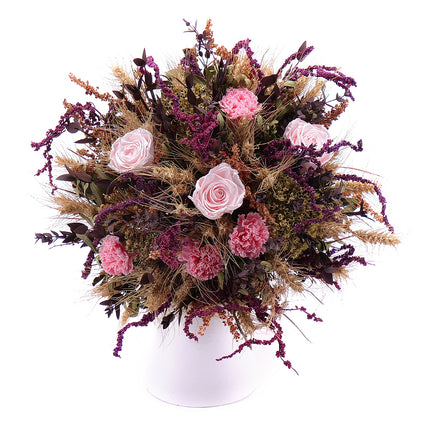 03000930_irigo-susena-kytica-preparovane-ruze-monalisa-pink-a-preparovane-karafiaty