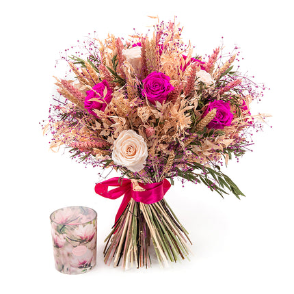 03000934_irigo-susena-kytica-preparovane-ruzove-a-cyklamenove-ruze-sviecka