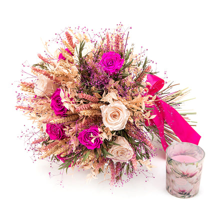 03000934_irigo-susena-kytica-preparovane-ruzove-a-cyklamenove-ruze-sviecka