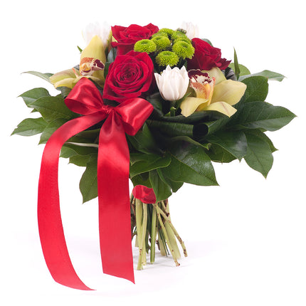 03001195_kytica-zimona-2-cervene-ruze-zlte-cymbidium-tulipany