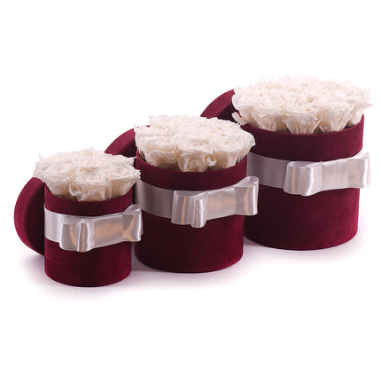 03001711_trio-in-eterno-bordovych-zamatovych-okruhlych-boxov-biele-ruze