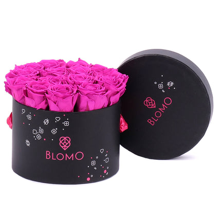 03101534_in-eterno-cierny-blomo-box-m-15-ruzi-monalisa-hot-pink