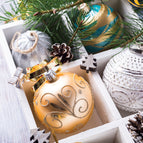 Venovanie Vianočné gule