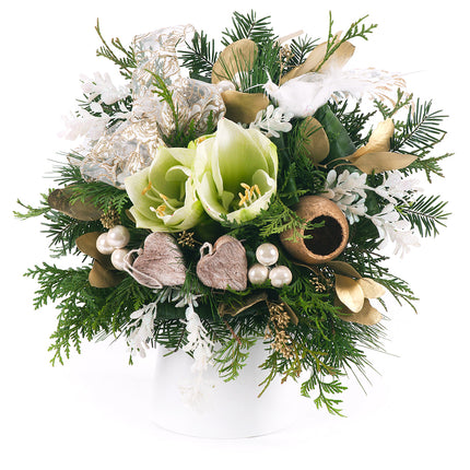 Kytica Zimona 29 biely amarylis