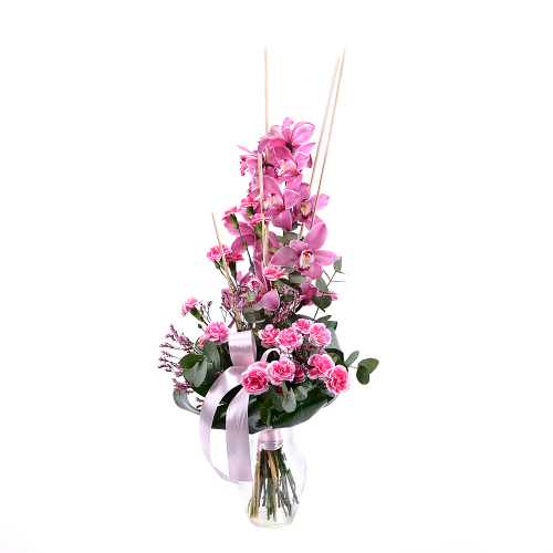 Orchidea ružová  na vysoko