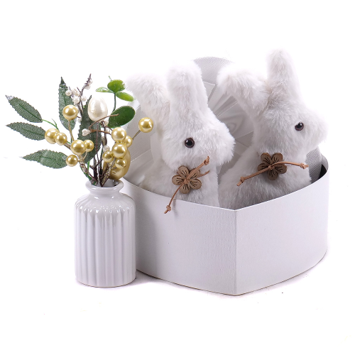 Darčekový box zajačiky s dekoráciou