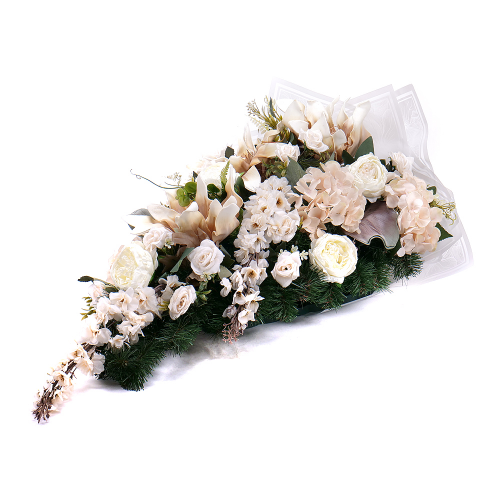 Irigo smútočná kytica magnólia,hortenzia a ruža