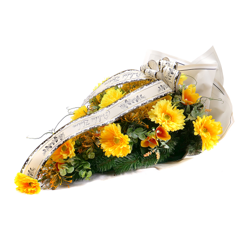 Irigo smútočná kytica žlté kvety