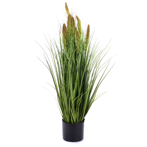 Penisetum 90cm v kvetináči K80 umelá