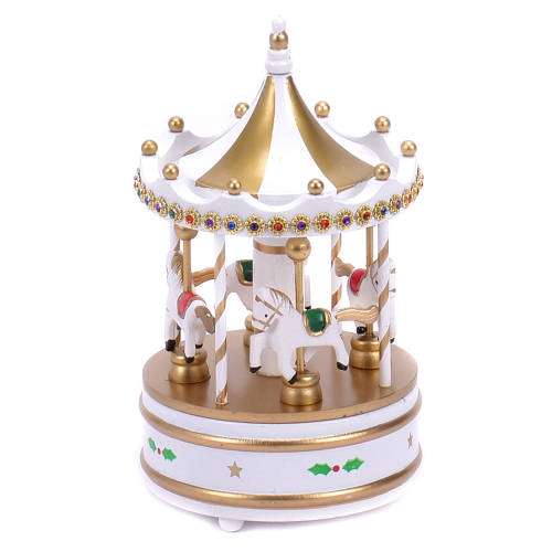 Hracia skrinka L9 kolotoč 22x12,5cm drevo