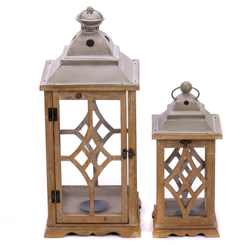 Darčekový set drevené lampáše 14