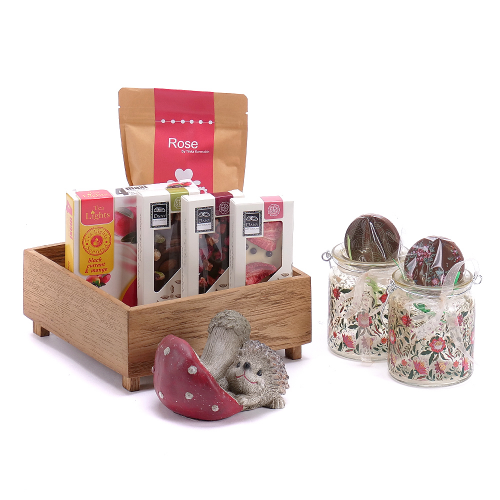 Darčekový drevený box Rose