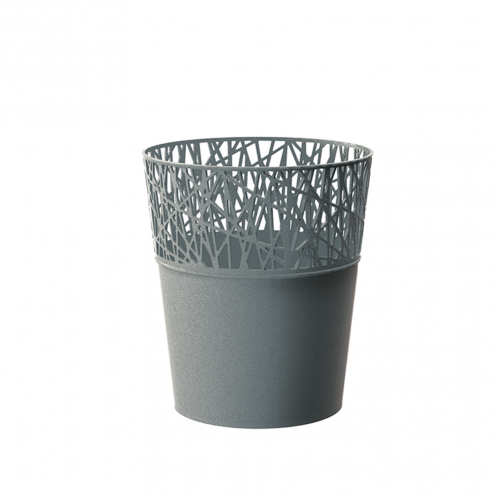 Kvetináč s krajkou CITY 16cm šedý kameň