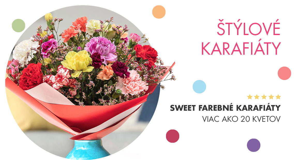 Sweet farebné karafiáty