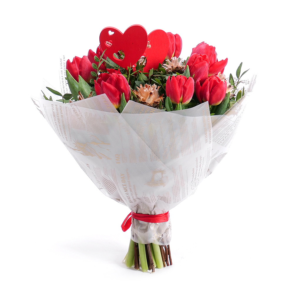 Sweet červené tulipány