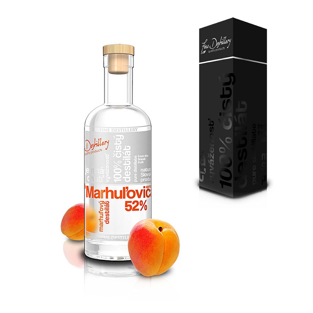 E-shop Fine Destillery Marhuľovica exclusive 52% 0,5l