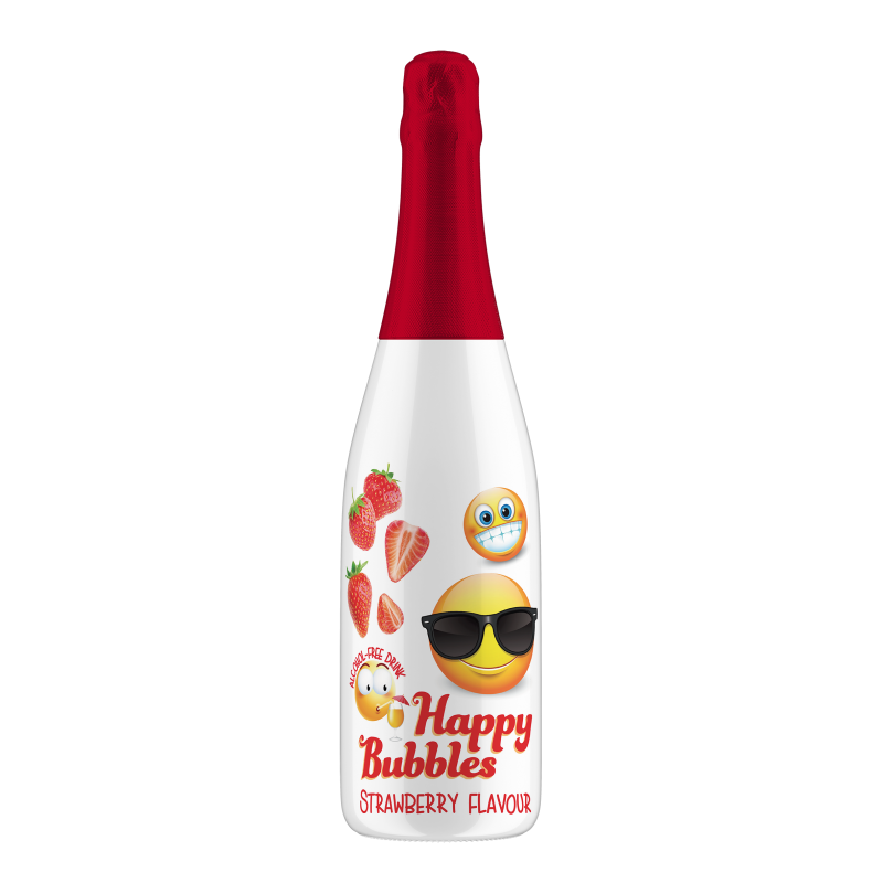 E-shop Happy Bubbles jahoda 0,75 l