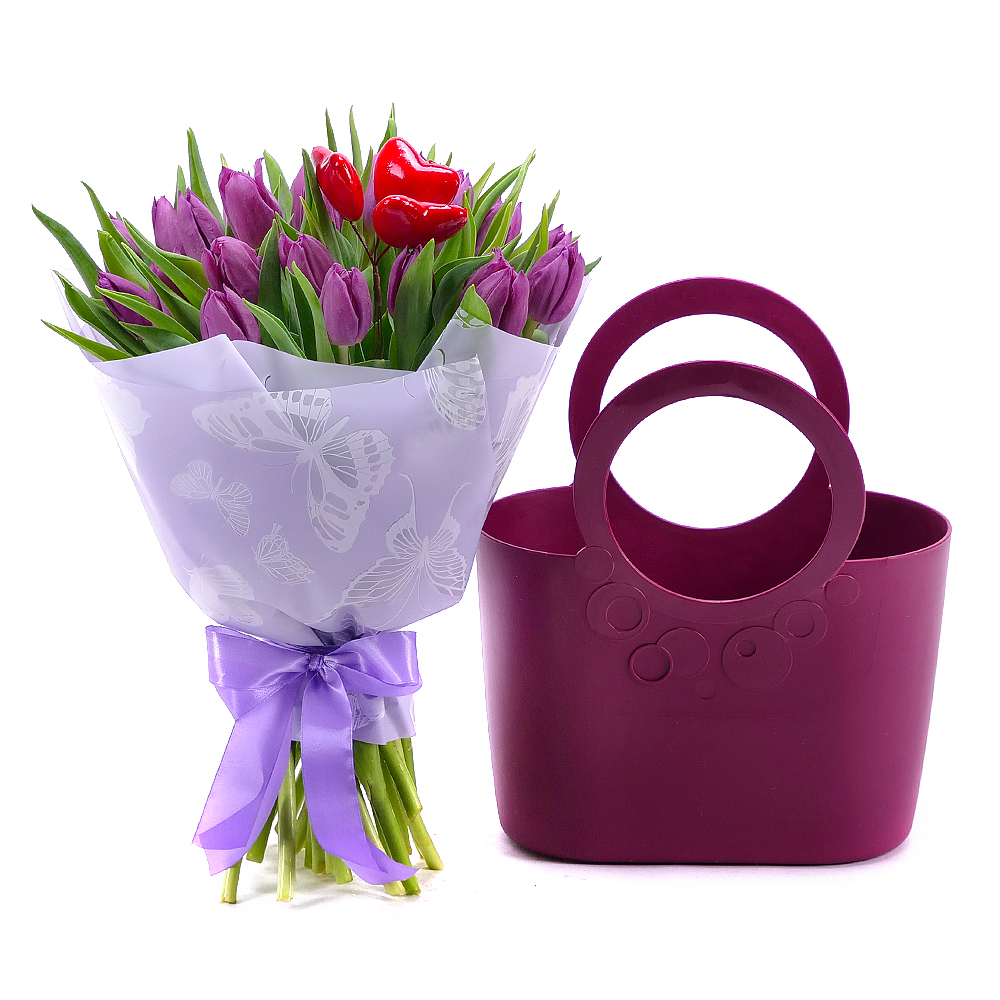230928 kvetinova taska sweet fialove tulipany