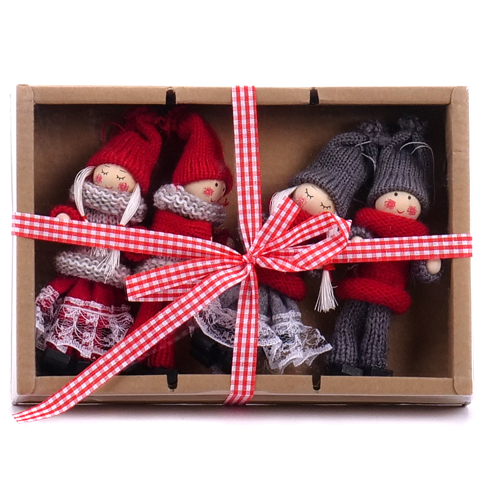 Figurka vianočná x4 L153 mix balenie