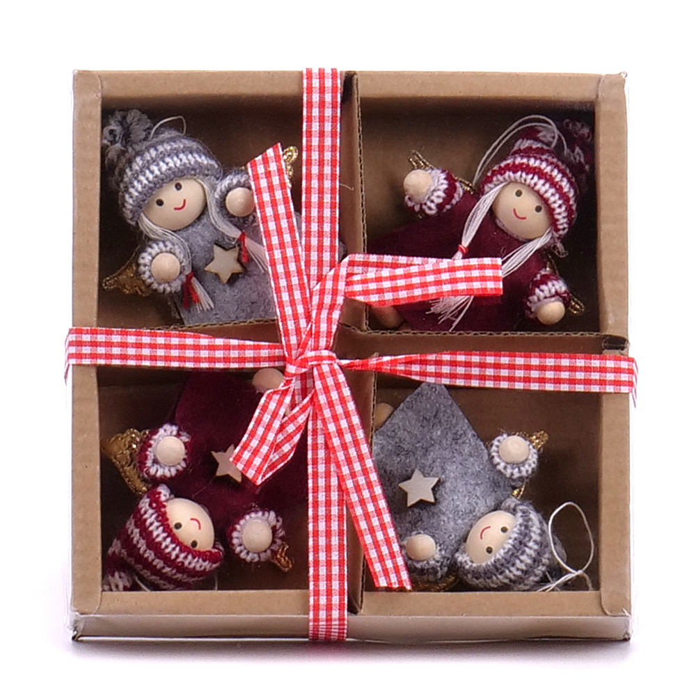 Figurka vianočná x4 L161 mix balenie