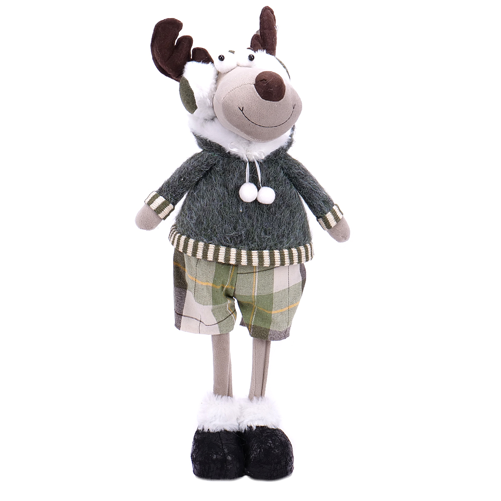 Postavička vianočná sob L183 56cm látková