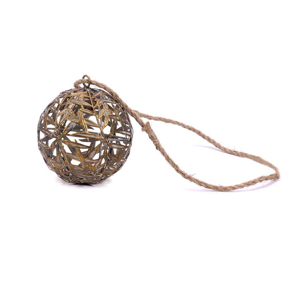 Guľa záves 12.5x12.5x14.5cm X66 kov