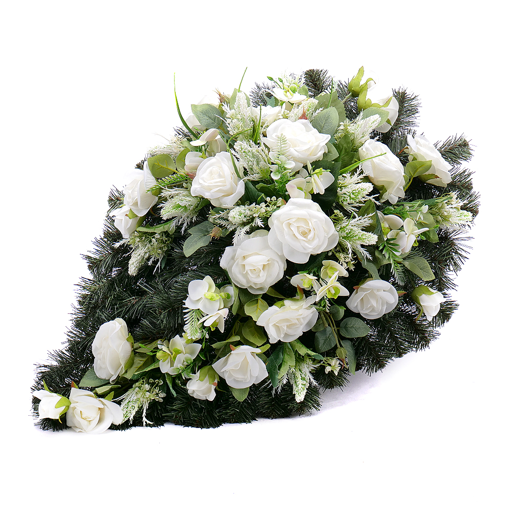 E-shop Irigo smútočná slza biele kvety